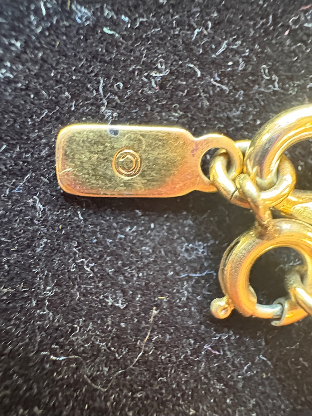 Monet gold chain link long necklace - Picture 5 of 7